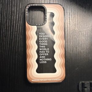 Casetify Wavy Brown and Black Phone Case IPhone 13 Pro Max